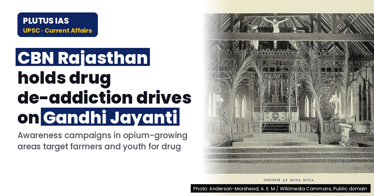 CBN Rajasthan celebrates National Anti-Drug Day with Gandhi Jayanti events