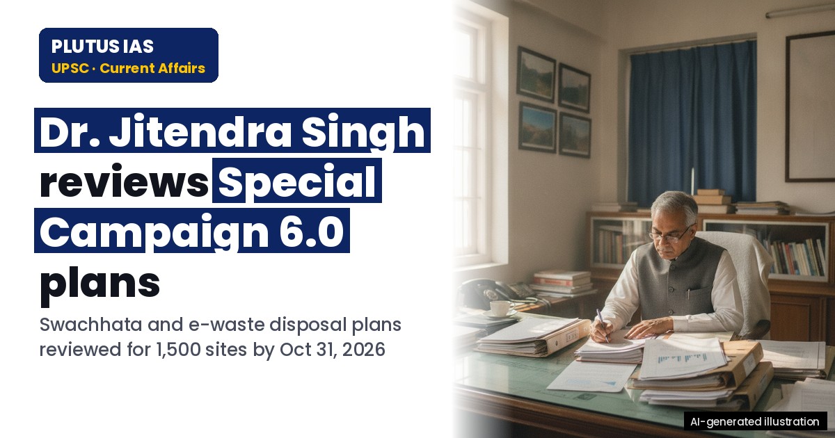 Special Campaign 6.0: Key Preparations Reviewed by Dr. Jitendra Singh