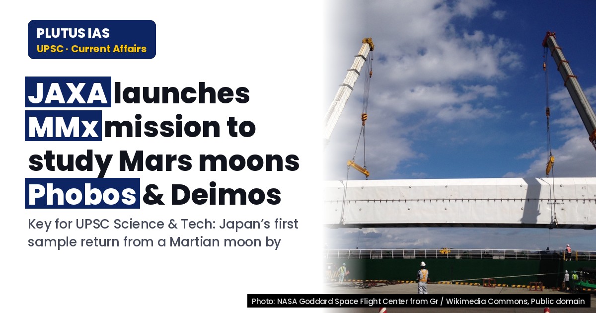 JAXA’s MMx Mission: Japan’s Mars Moons Sample Return Plan for UPSC