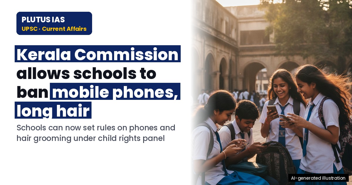 Kerala Commission Allows Schools to Ban Mobile Phones & Long Hair
