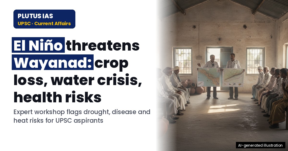 El Niño Threatens Wayanad: Crop Loss, Water Crisis & Health Risks