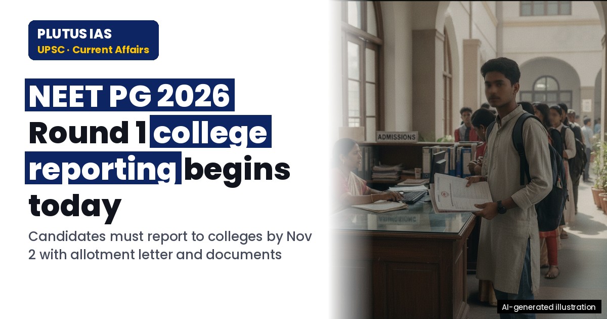 NEET PG Counselling 2026: College Reporting Starts Today - Key Documents & Process