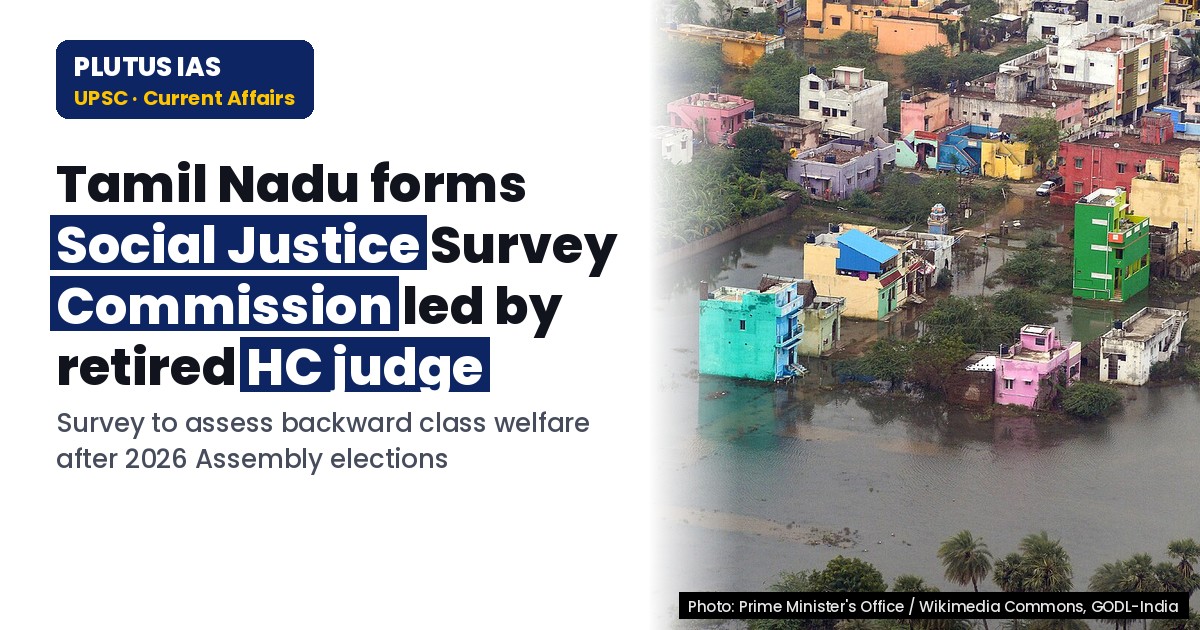 Tamil Nadu to Form Social Justice Survey Commission Headed by Retired HC Judge