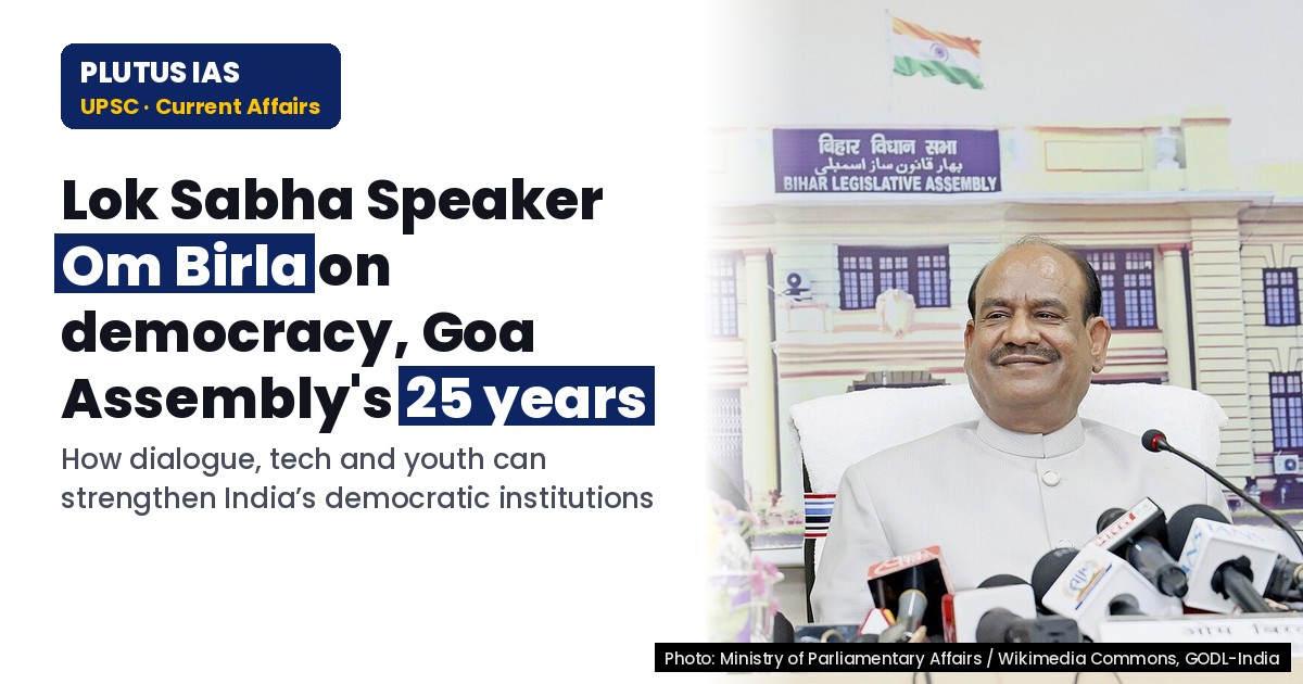Lok Sabha Speaker on Strengthening Democracy Through Dialogue and Inclusion