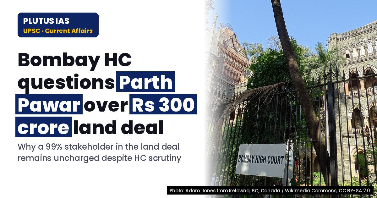 High Court Pushes for Deeper Probe into Parth Pawar’s Pune Land Deal