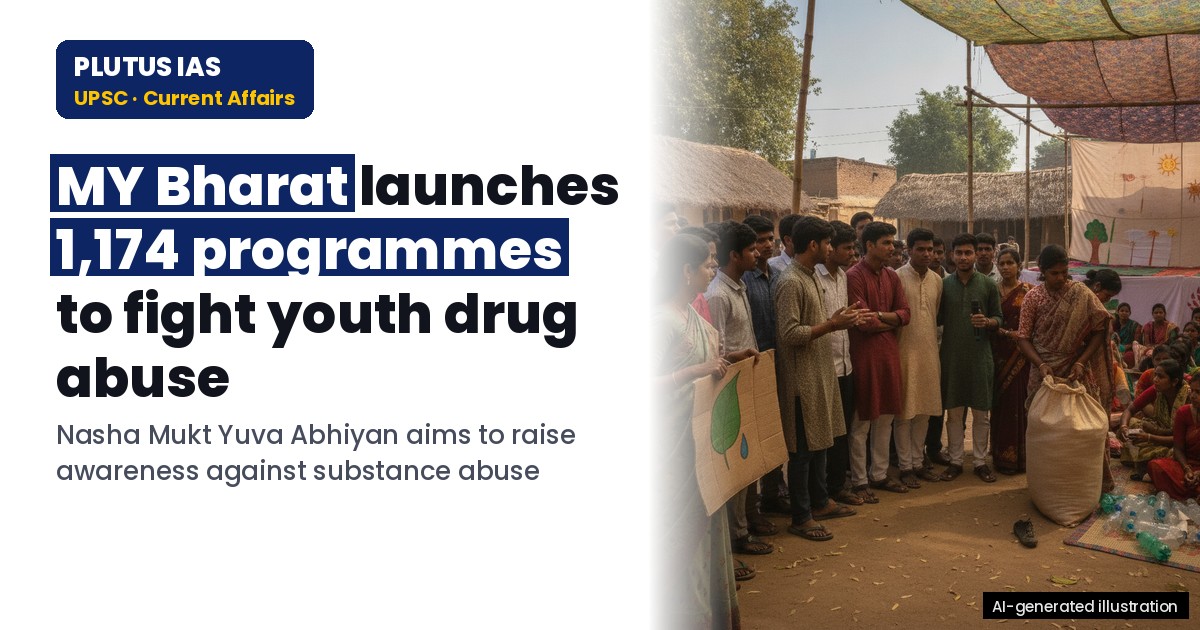 MY Bharat Launches 1,174 Programmes Under Nasha Mukt Yuva Abhiyan