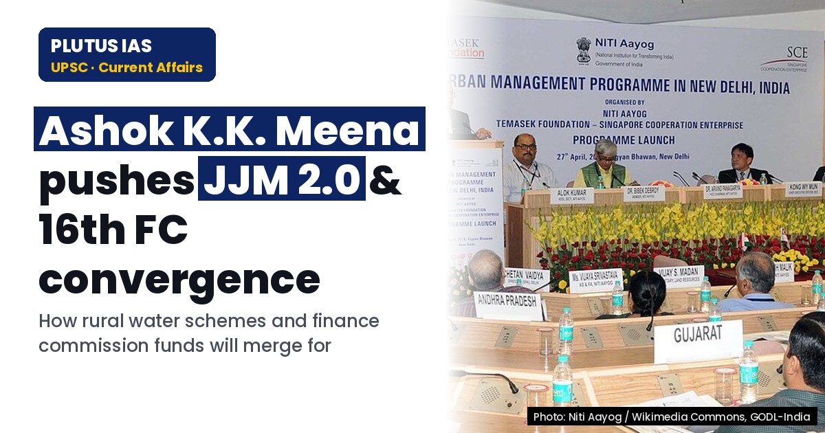 JJM 2.0 & 16th Finance Commission Convergence for Rural Water Supply
