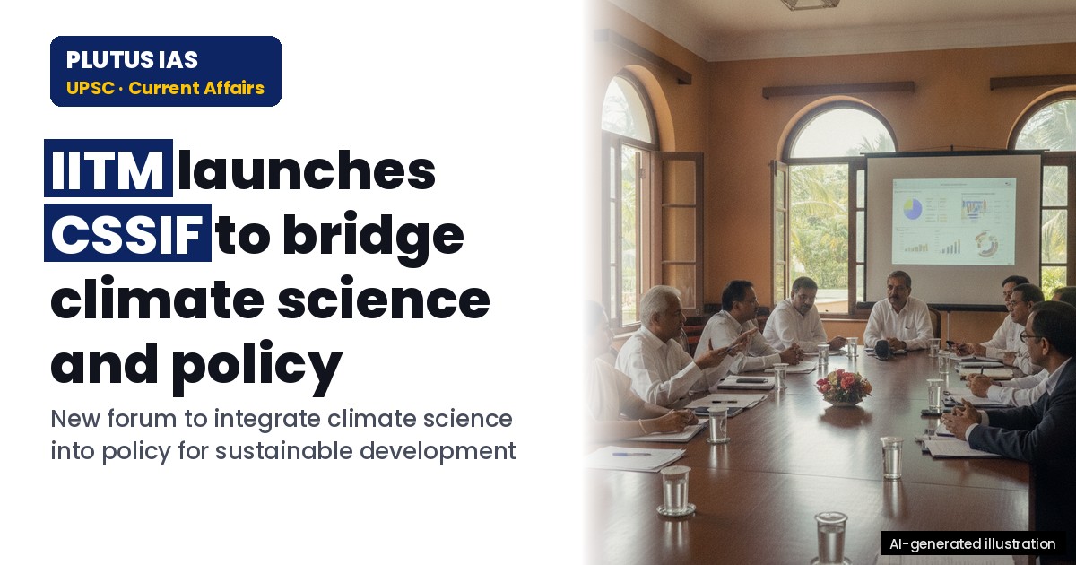 IITM Launches CSSIF for Climate Science Integration in India