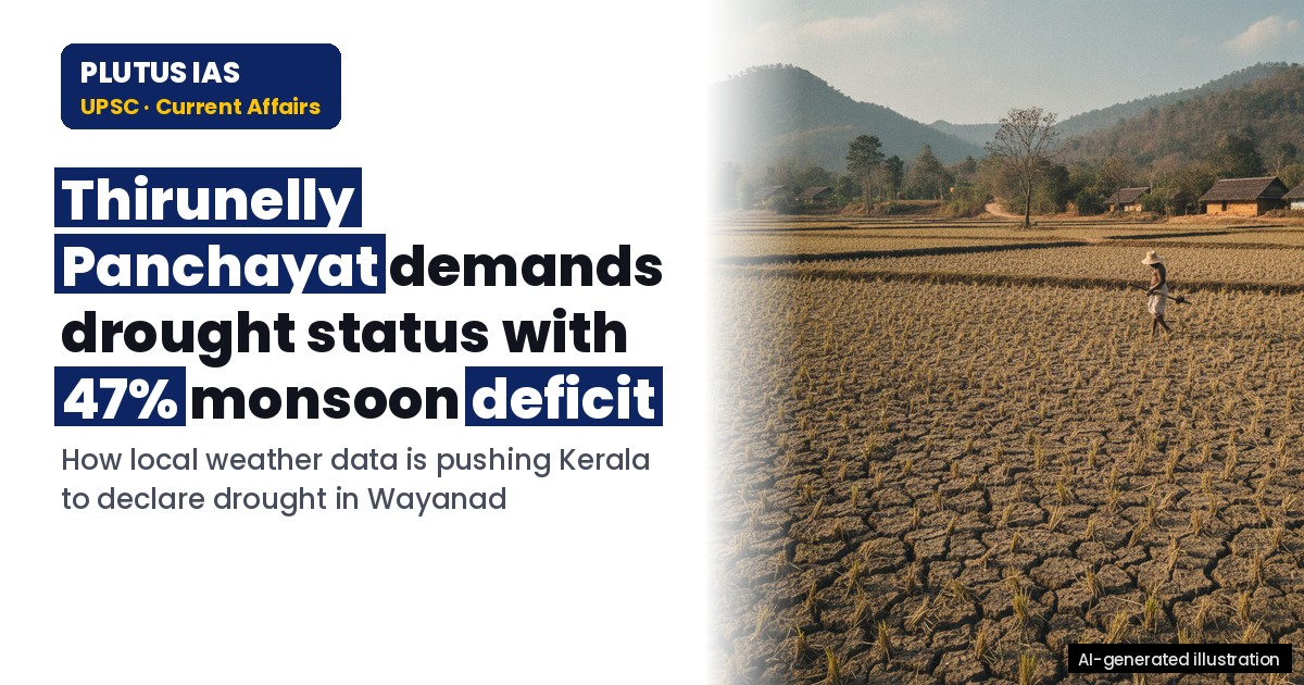 How Thirunelly Panchayat Uses Weather Data to Demand Drought Status