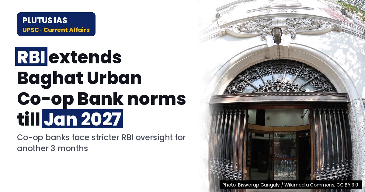 RBI Extends Directions for Baghat Urban Co-op Bank: Key for UPSC