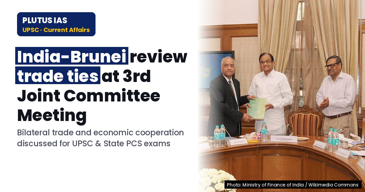 India-Brunei Review Trade Ties at 3rd Joint Committee Meeting