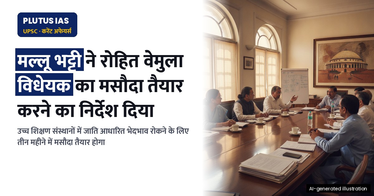 तेलंगाना में रोहित वेमुला विधेयक: तीन महीने में तैयार होगा मसौदा