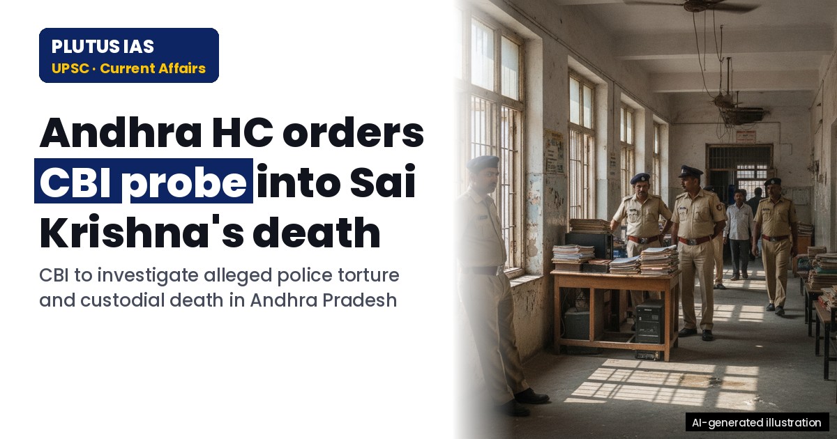 Andhra Pradesh HC orders CBI probe into Gade Sai Krishna's custodial death