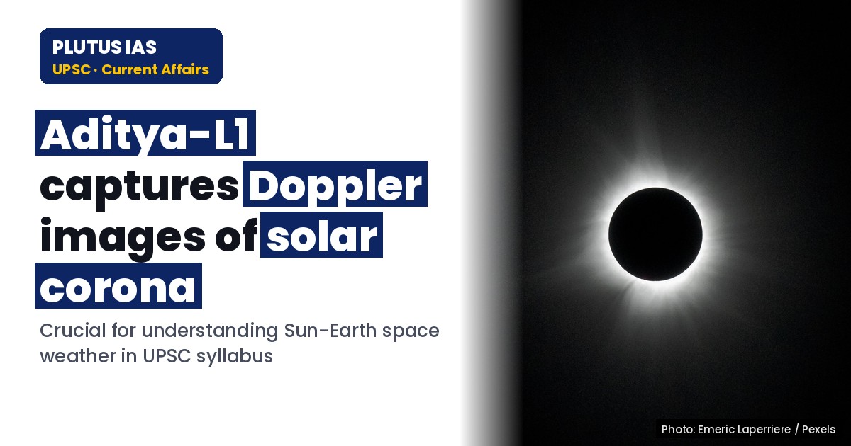 Aditya-L1’s Doppler Images: Breakthrough in Solar Coronal Studies for UPSC