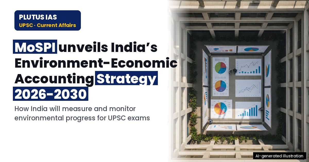 UPSC Focus: India’s Environment-Economic Accounting Strategy 2026-2030 Explained