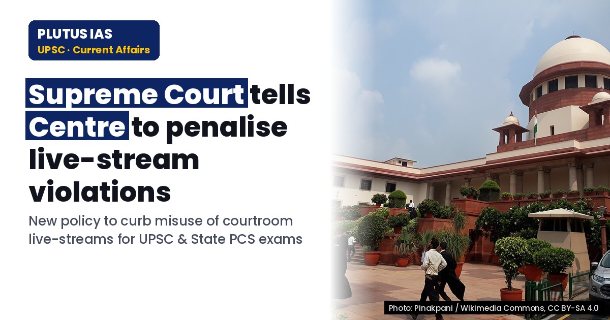 SC Directs Centre to Frame Policy Against Live-Stream Violations