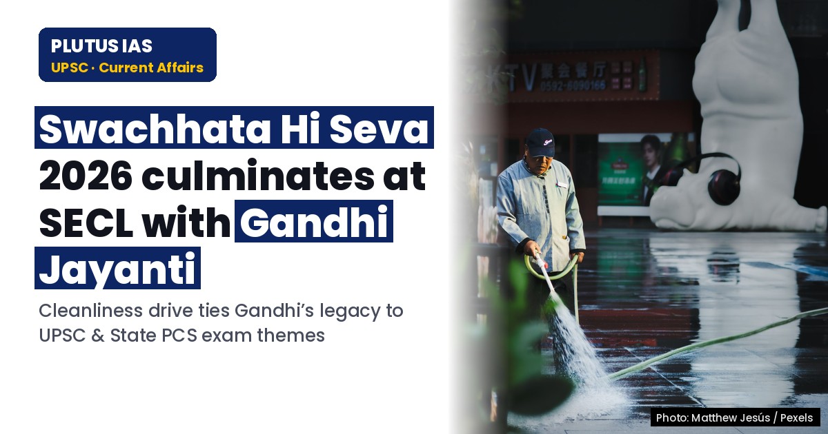 Swachhata Hi Seva 2026 Culminates at SECL with Gandhi Jayanti