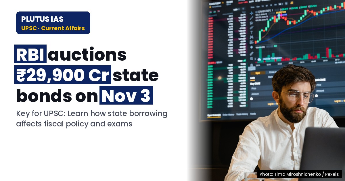 RBI Auctions State Government Securities: ₹29,900 Crore Bonds on Nov 3