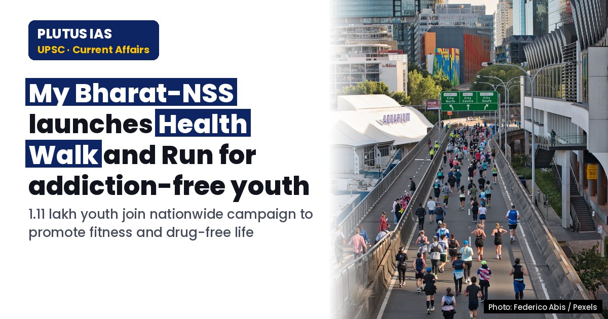 My Bharat-NSS launches nationwide Health Walk & Run to promote drug-free youth