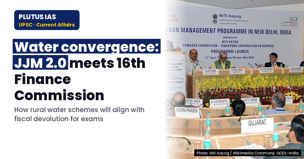 JJM 2.0 & 16th Finance Commission: Virtual Conference on Water Convergence