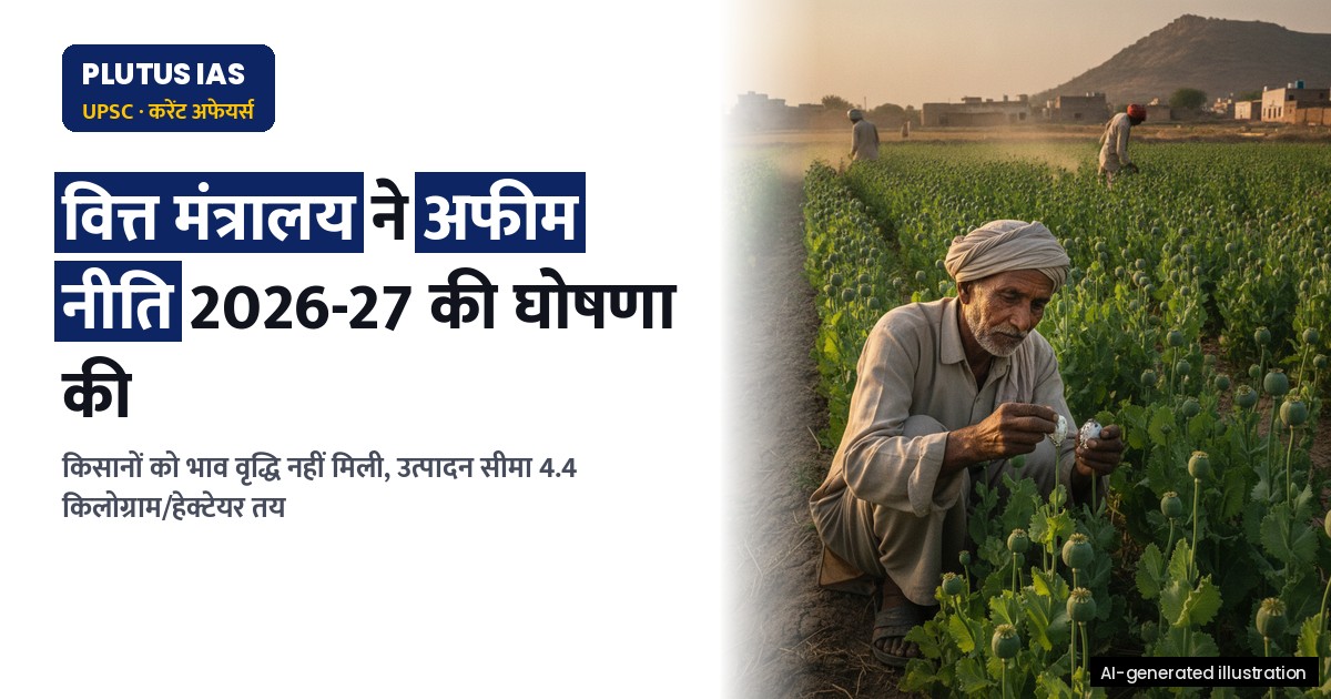 अफीम नीति 2026-27: किसानों की निराशा, भाव नहीं बढ़े, नियम सख्त हुए