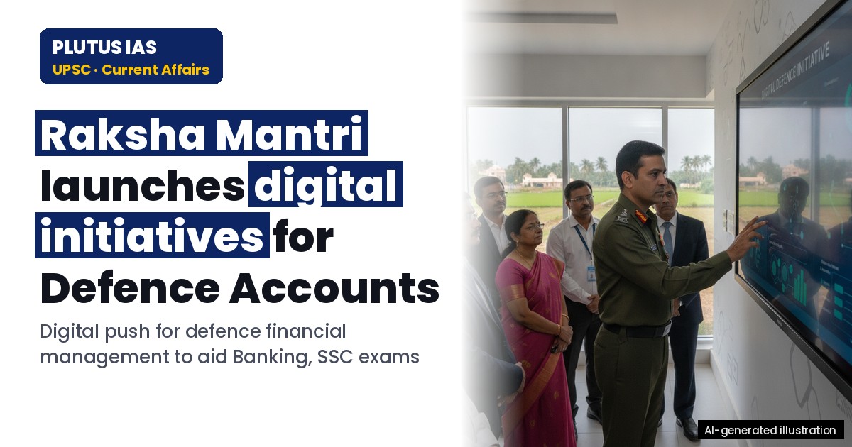 Raksha Mantri Launches Digital Initiatives for Defence Accounts Department