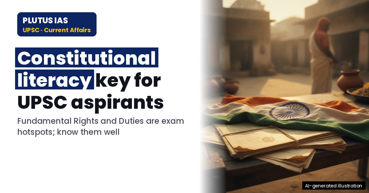 Constitutional Literacy: Why It’s Crucial for UPSC & State PCS Aspirants
