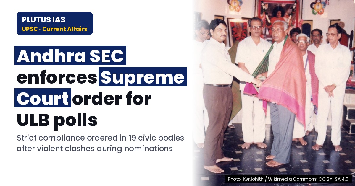 SEC Directs Strict SC Order Compliance for Andhra ULB Polls