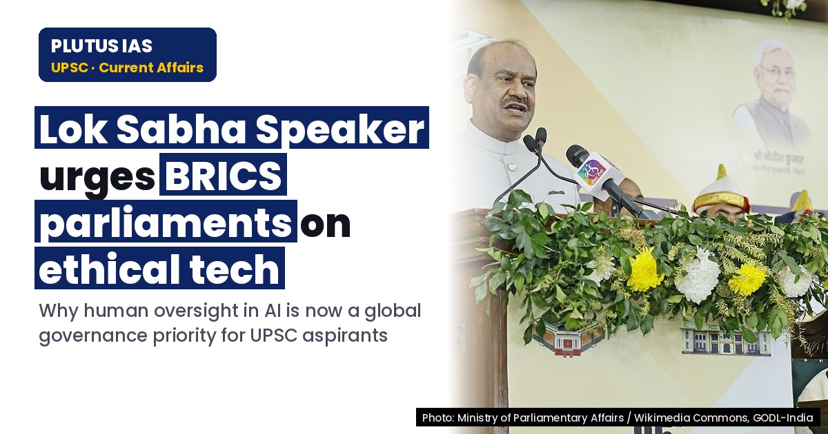Lok Sabha Speaker's Call for Ethical Tech in BRICS Parliaments