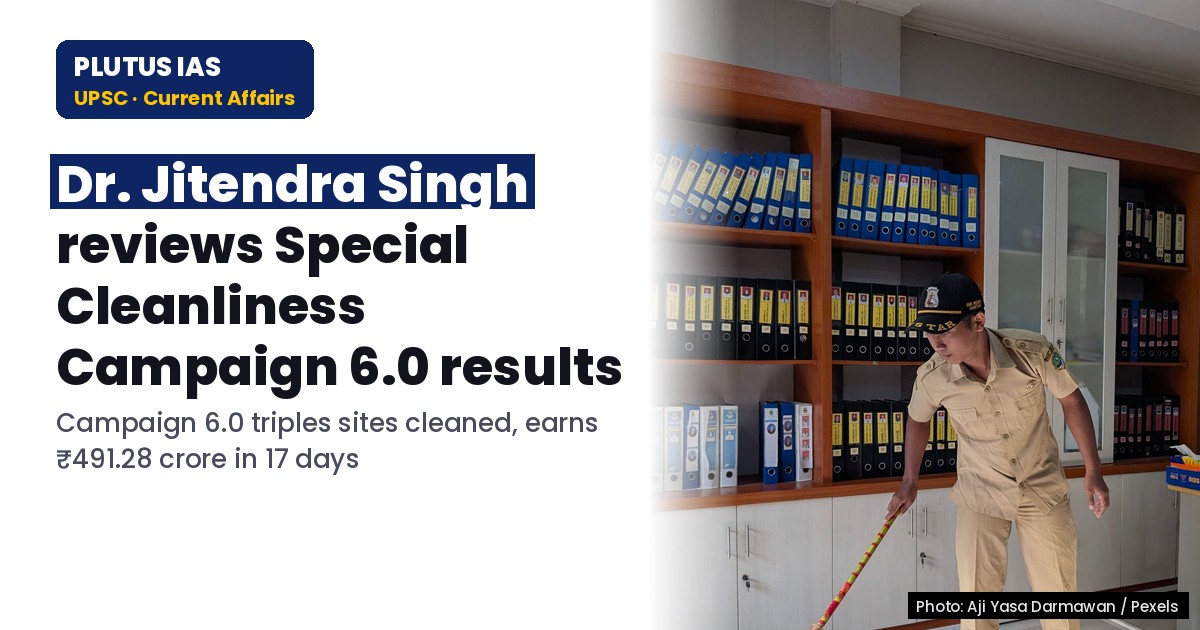 Special Cleanliness Campaign 6.0: 3x Sites, ₹491.28 Cr Revenue in 17 Days