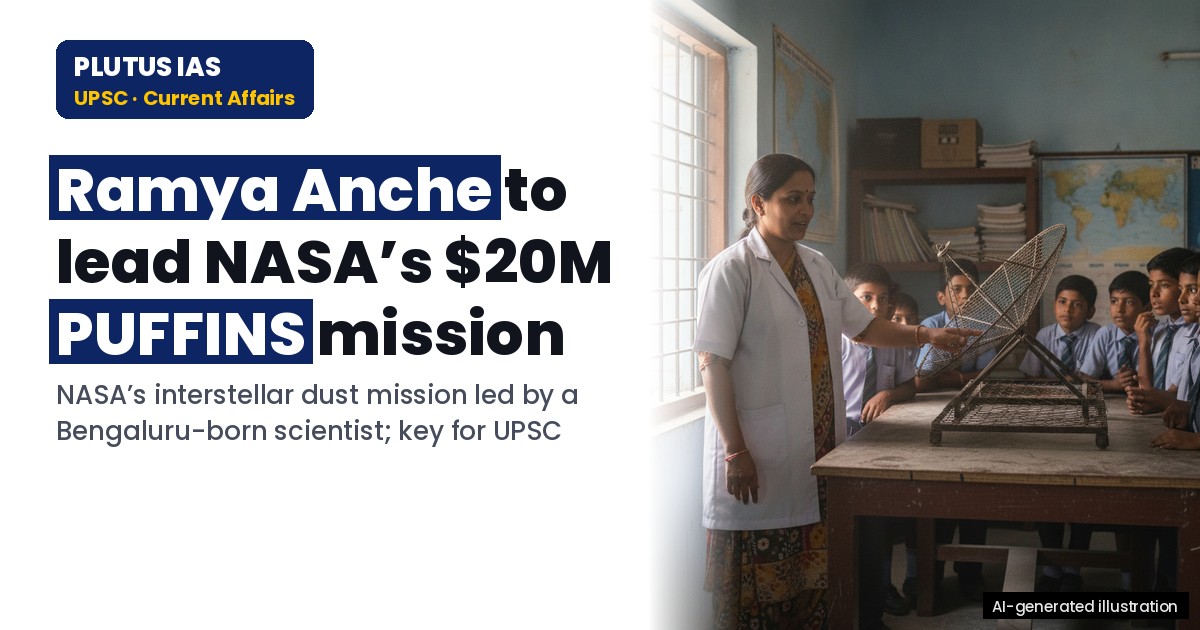 Bengalurean to Lead NASA’s $20M Space Telescope Mission: UPSC & PCS Insights