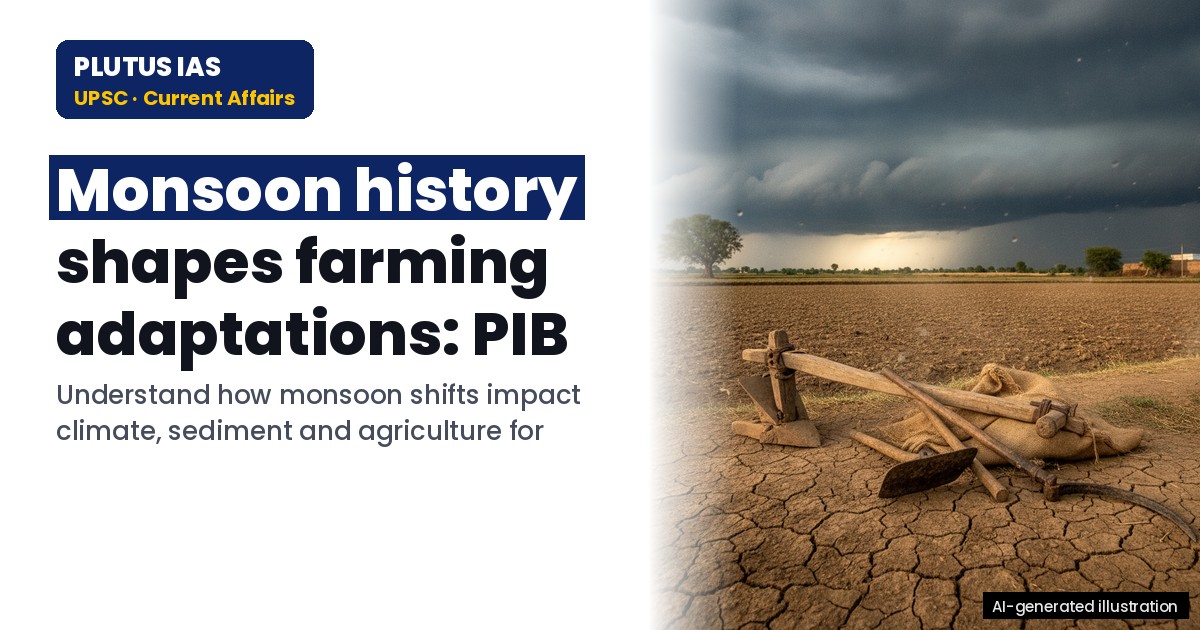 Monsoon Fluctuations: Sediment Clues to Ancient Farming Adaptations