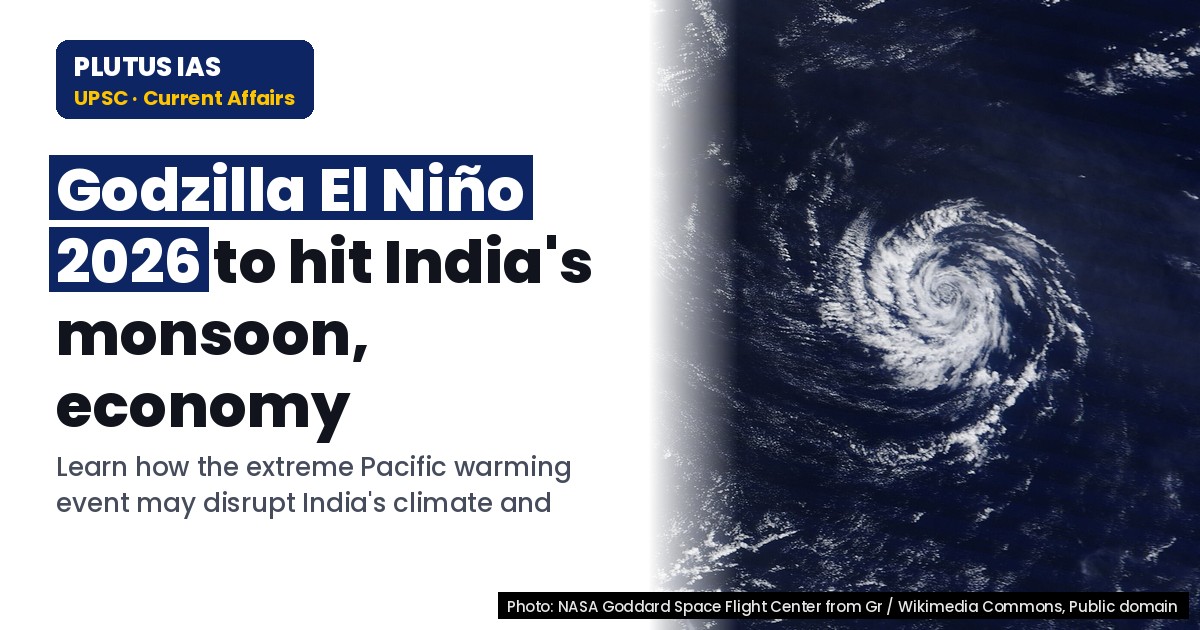 Understanding 'Godzilla' El Niño Impact on India's Climate & Economy