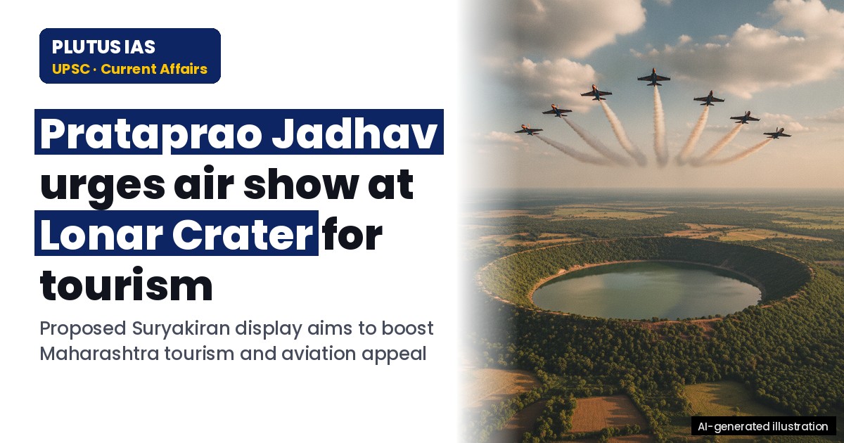 UPSC Alert: Air Show Proposed at Lonar Crater for Tourism Boost