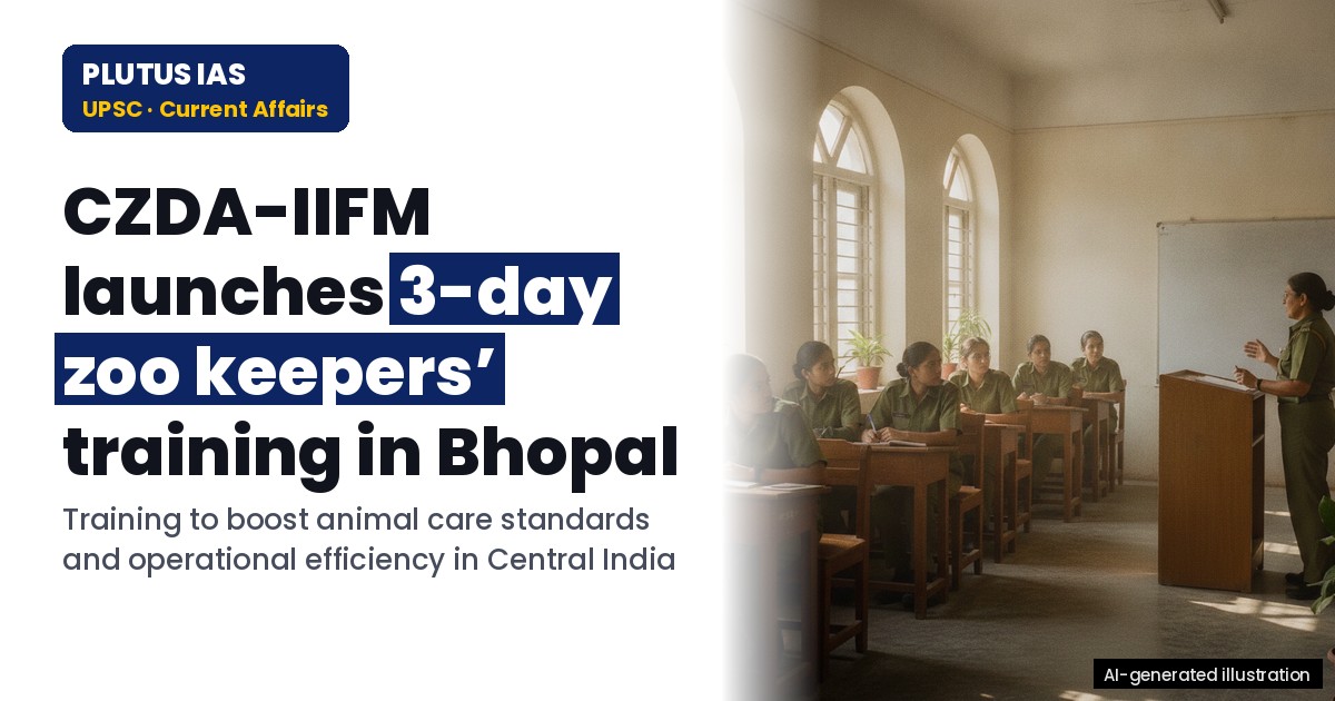 CZDA-IIFM 3-Day Training Program for Zoo Keepers in Bhopal