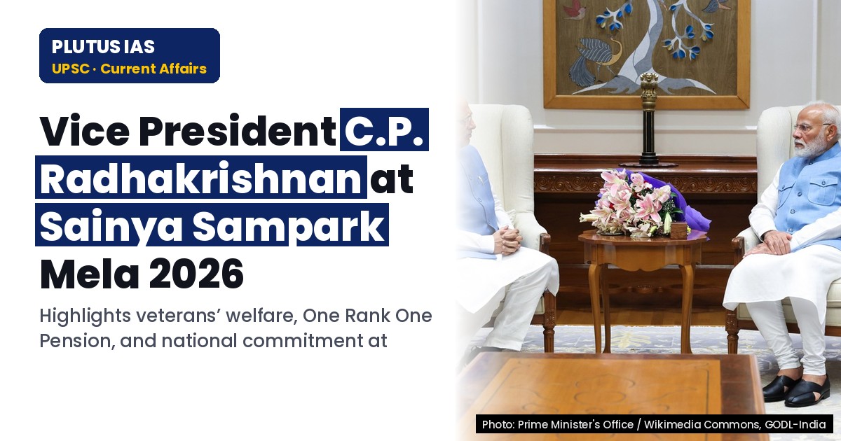 UPSC Alert: Vice President at Jharkhand’s Sainya Sampark Mela 2026