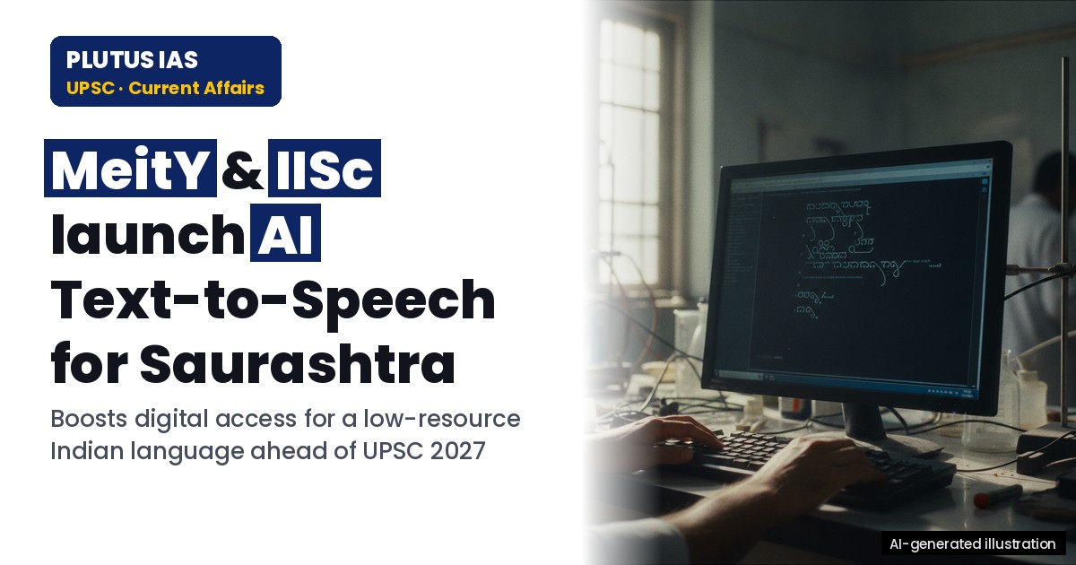 AI-powered Text-to-Speech Model for Saurashtra Language Launched