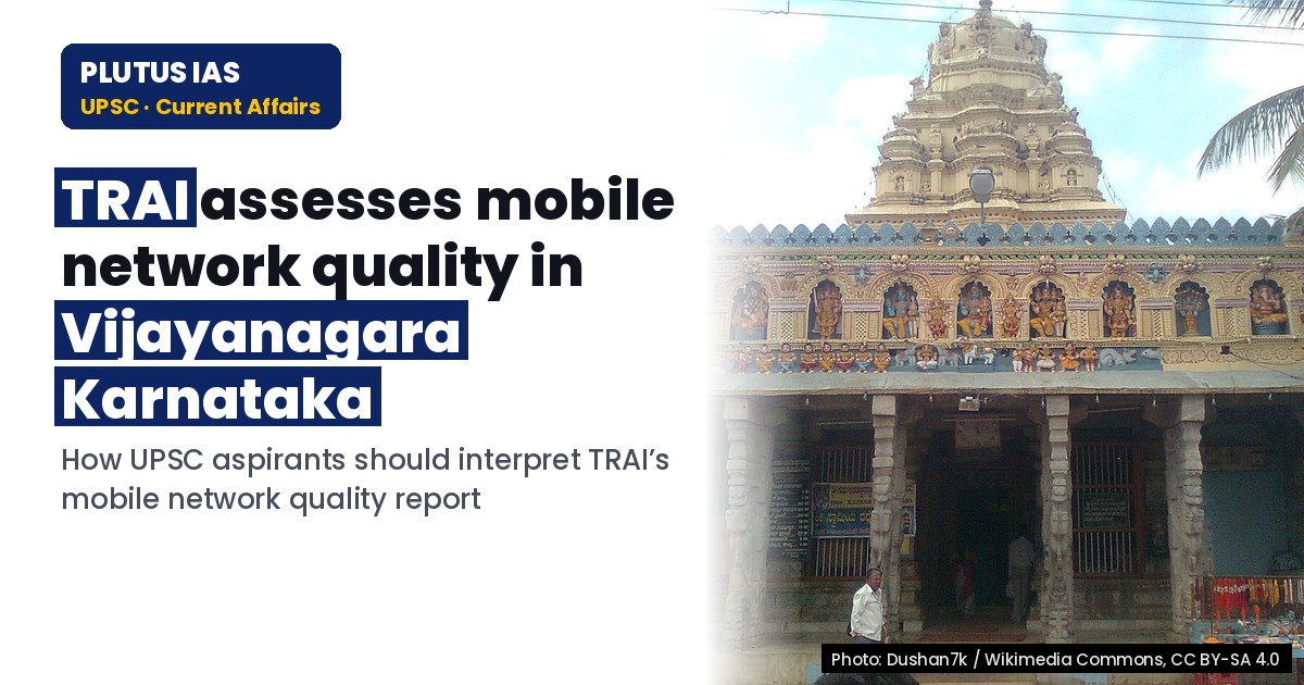 TRAl assesses mobile network quality in Vijayanagara, Karnataka